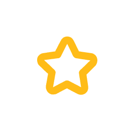 Yellow star outline gets filled by growing, spinning star and yellow lines coming out from it.